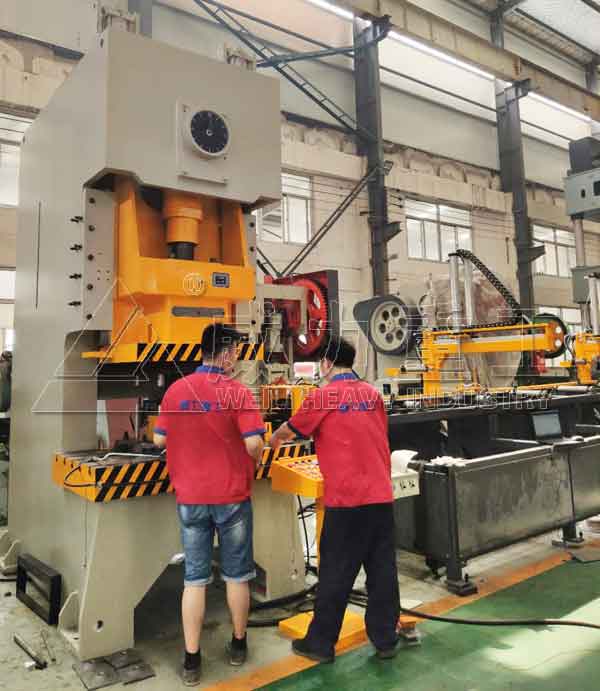 200噸氣動沖床錨桿托盤生產(chǎn)線